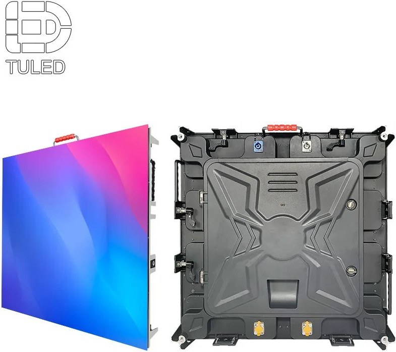 LED display cabinet structure for church wall installation alignment and maintenance access