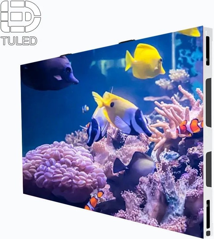 Front maintenance indoor LED panel for retail walls with limited rear access