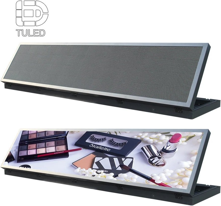 Billboard LED panel product view for outdoor advertising structure and service planning