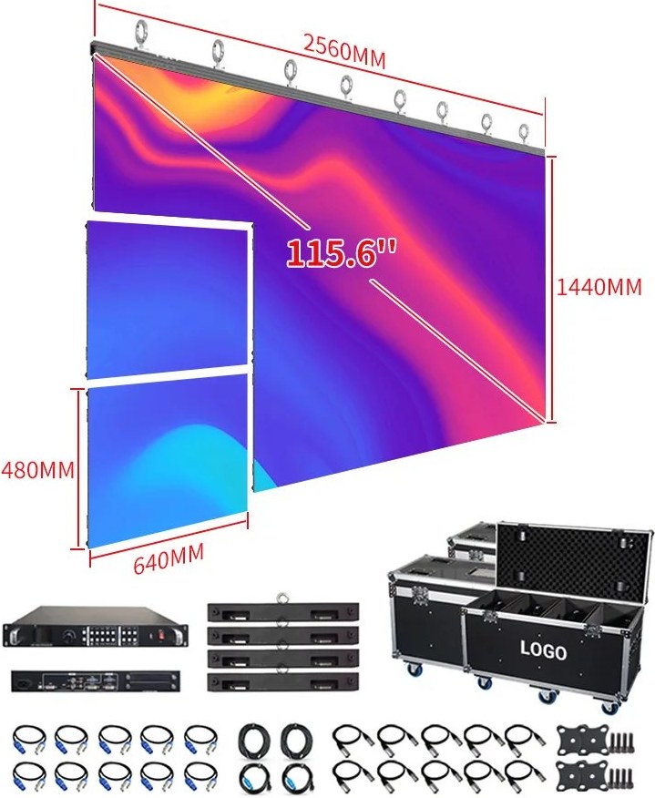 Panel video wallsample package and accessory review